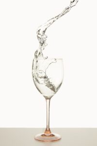 water, glass, wine glass