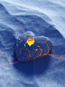 heart, sand, art